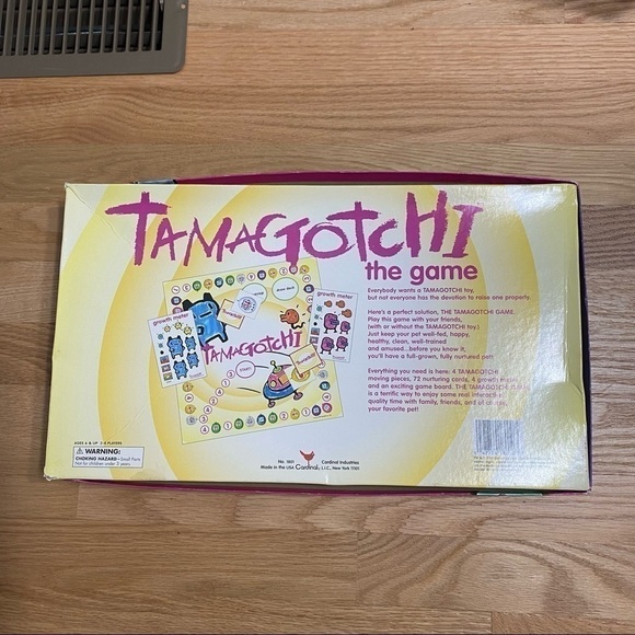 Tamagotchi Vintage Board Game 90s Virtual Pet - Picture 5 of 5